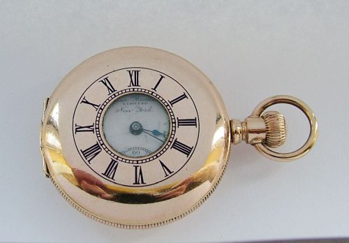 Antique Half Hunter Pocket Watch, Lever Bros