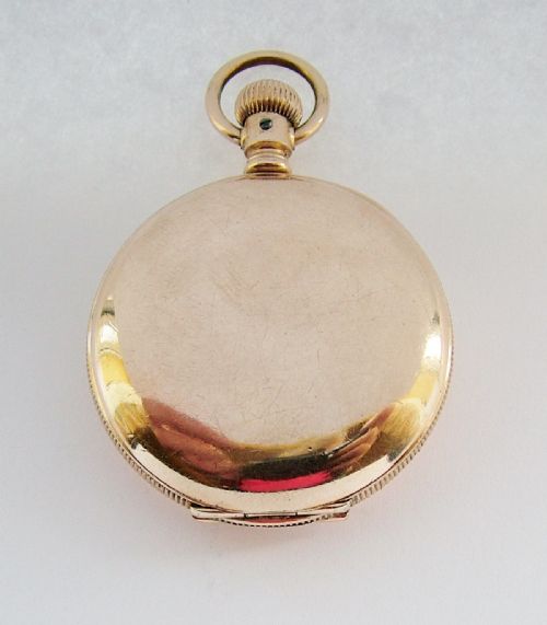 fig 1. Antique half hunter pocket watch, Lever Bros