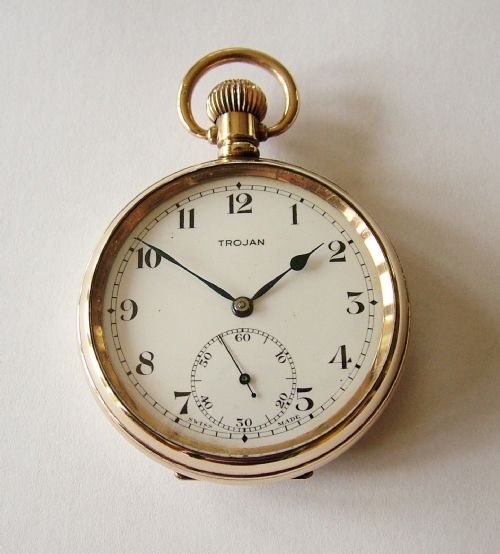 Vintage 1920s Trojan Pocket Watch