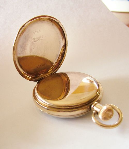 fig 2. Vintage 1920s Trojan pocket watch