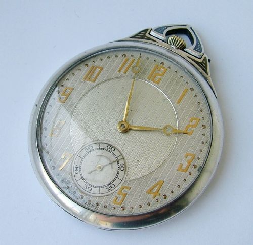 Vintage 1926 Niello Pocket Watch