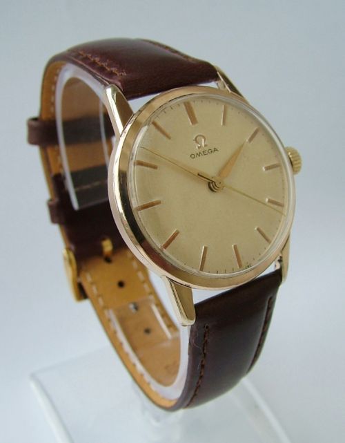 fig 1. Gents 1960 Omega hand-winding wrist watch
