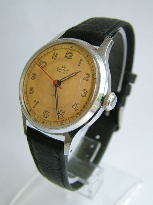 Gents 1950s Smiths De Luxe Wrist Watch