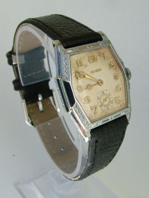 fig 2. 1930s Gruen Guild gents wrist watch