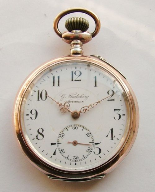 1920s G Teuteberg Gottingen Silver Pocket Watch