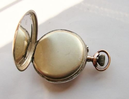 fig 2. 1920s G Teuteberg Gottingen silver pocket watch