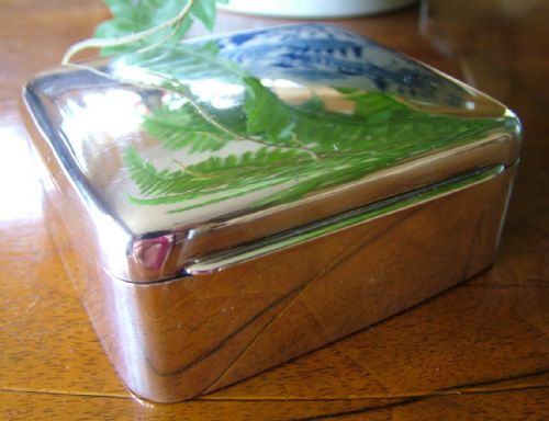 Antique Silver Box, 1900, Cohen & Charles
