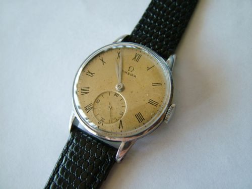 fig 1. Gents 1940s WW2 Omega watch, 23.4 T1