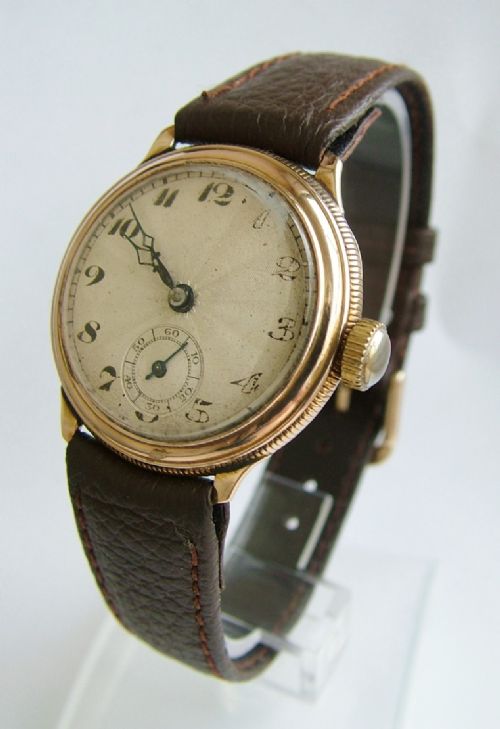 Gents 9ct Gold Rotary Gents Wrist Watch, 1931
