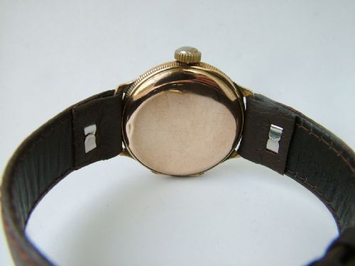fig 2. Gents 9ct gold Rotary gents wrist watch, 1931