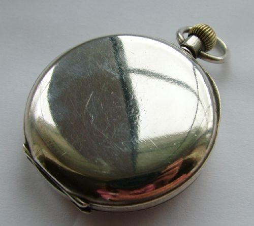 fig 1. Vintage Wilsdorf & Davis silver pocket watch, 1912