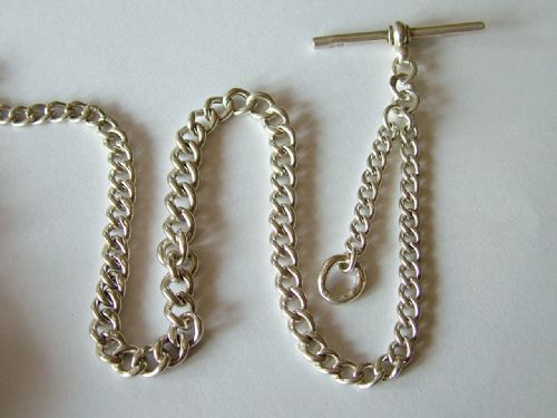 fig 2. Stauffer Peerless IWC pocket watch and chain