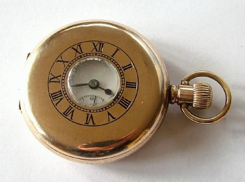 1920s Cyma Half Hunter Pocket Watch