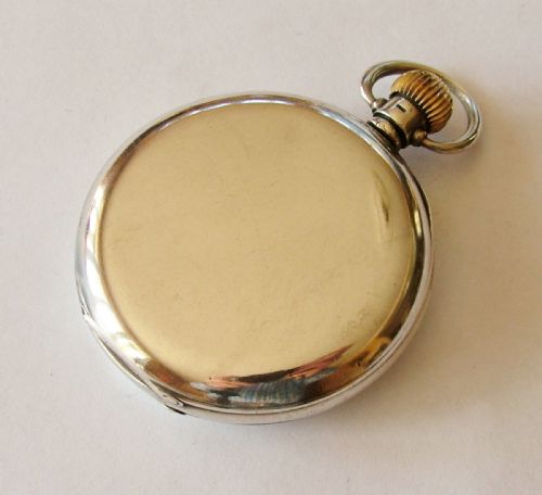 fig 1. Vintage 1927 silver Thomas Russell pocket watch