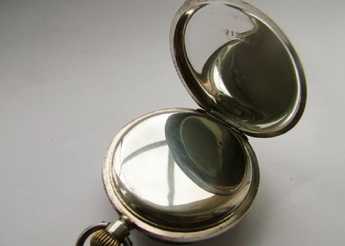 fig 2. 1919 Zenith silver pocket watch