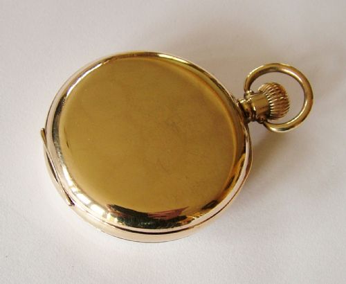 fig 1. Vintage 1920s Vertex gold plated pocket watch