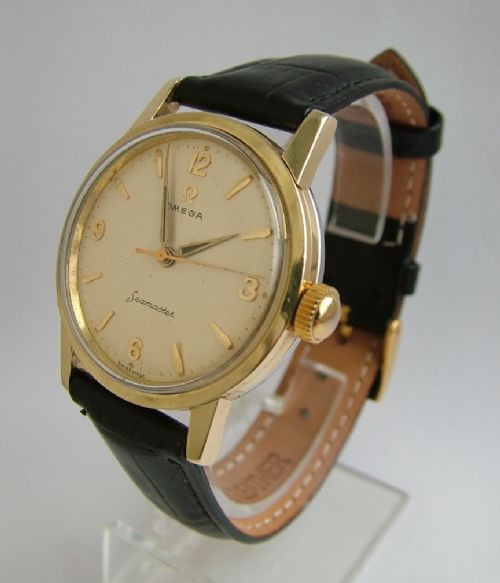 fig 1. Gents 1958 Omega Seamaster wrist watch