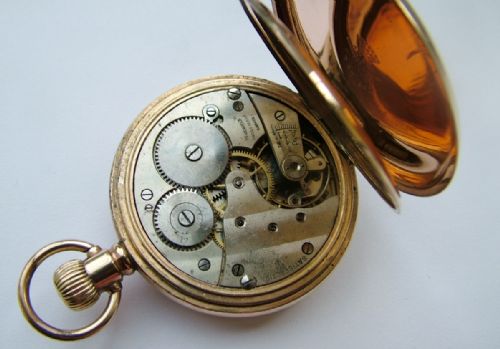 fig 1. 1920s full hunter pocket watch, Brockville