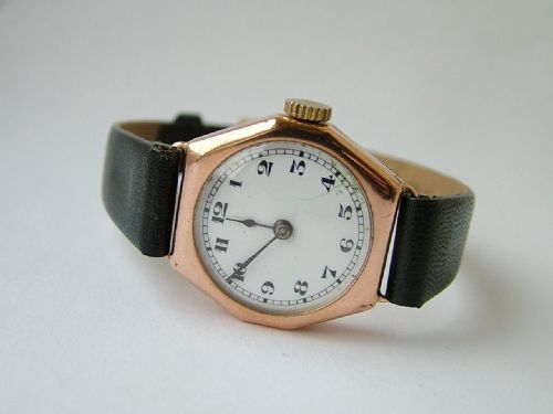 Lady's 9ct Rose Gold Wrist Watch, 1927