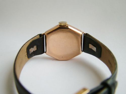fig 2. Lady's 9ct rose gold wrist watch, 1927