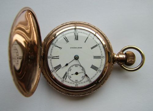 Lady's Antique Seth Thomas Hunter Pocket Watch