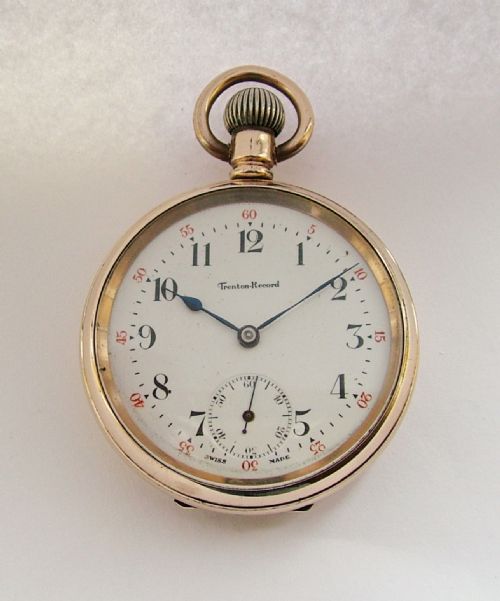 Vintage 1920s Trenton- Record Pocket Watch