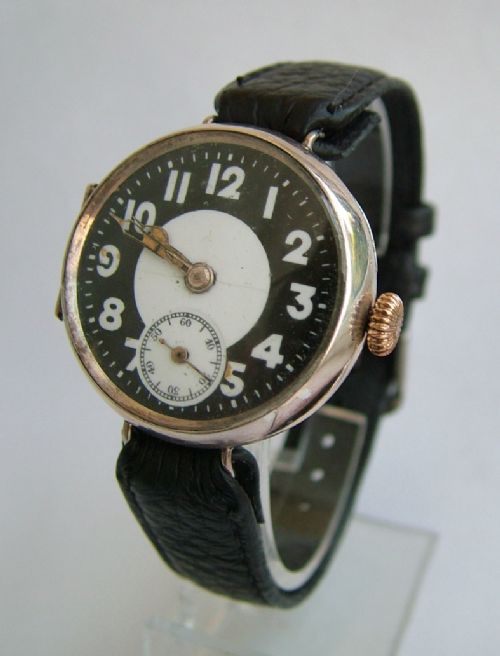 Gents Ww1 Silver Trench Watch, 1916