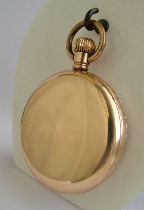 fig 2. Vintage 1920s gold plated Pinnacle pocket watch