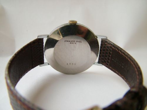 fig 2. Gents 1950s Arugo hand winding wrist watch