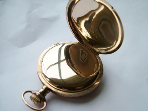 fig 3. 1902 Hampden Watch Co full hunter pocket watch