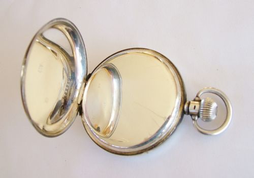 fig 2. Vintage 1951 silver Swiss pocket watch