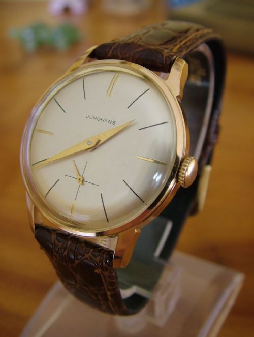 fig 1. Gents 1950s Junghans wrist watch