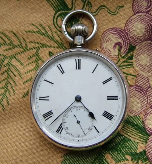 Antique English 3/4 Plate E F Ashley Pocket Watch