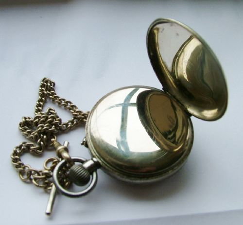 fig 2. 1920s nickel pocket watch and albert