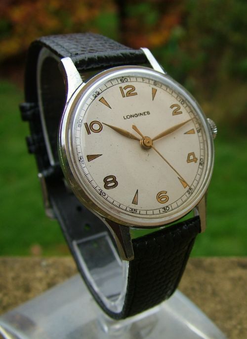 fig 1. Gents vintage 1950 Longines wrist watch