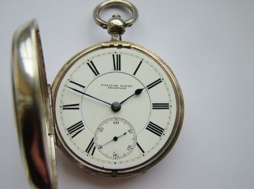 fig 1. Antique William Hardy, Shustoke fusee pocket watch
