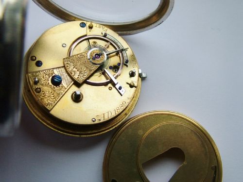 fig 2. Antique William Hardy, Shustoke fusee pocket watch