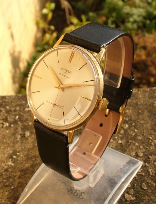 fig 1. Gents 1950s Vintan hand winding wrist watch