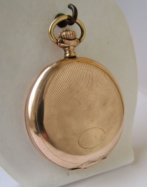fig 2. Antique G Thommen Revue full hunter pocket watch