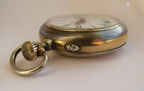 fig 1. Rare antique Systeme Roskopf sample pocket watch