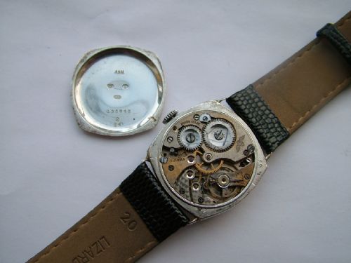 fig 2. Gents 1932 silver Rotary wrist watch