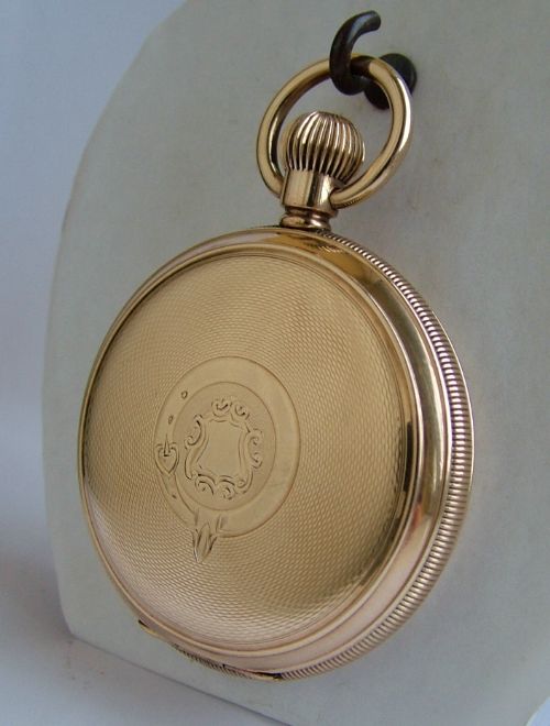 fig 1. 1920s Cortébert full hunter pocket watch