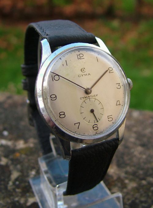 VINTAGE GENTS 1940S CYMA WRIST WATCH - ADDITIONAL PHOTO 1