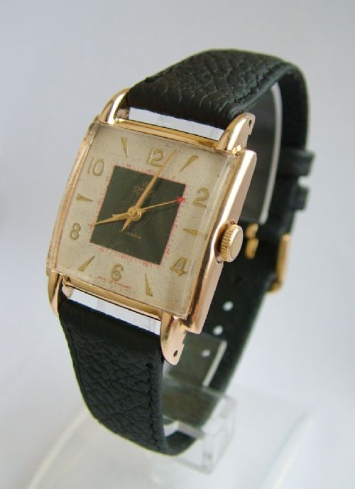 Unusual 1950s Smiths De Luxe Wrist Watch