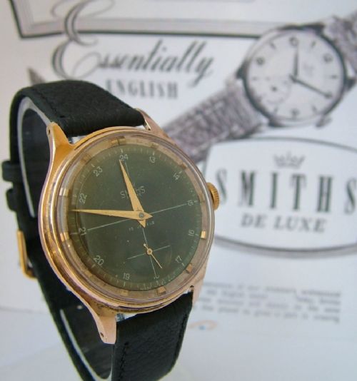 Gents 1950s Smiths De Luxe Wrist Watch