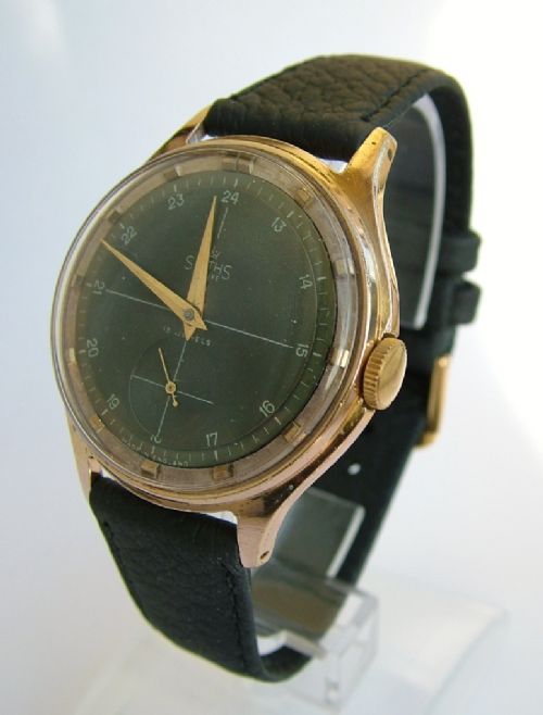 fig 2. Gents 1950s Smiths De Luxe wrist watch