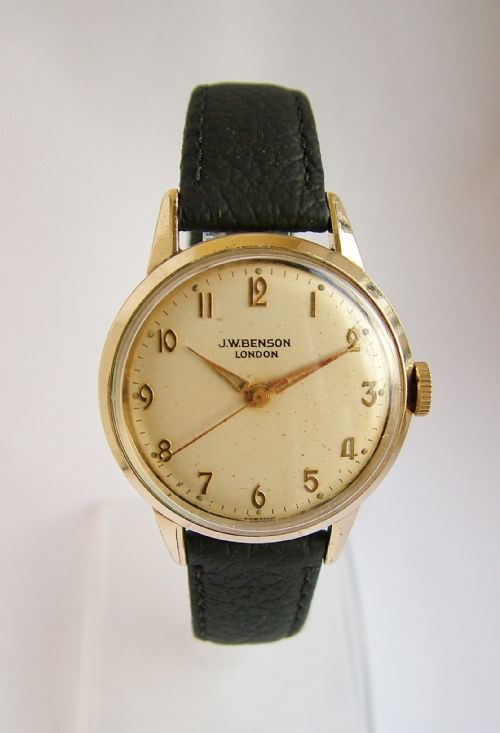 Vintage Gents 1950s J.w.benson London Wrist Watch