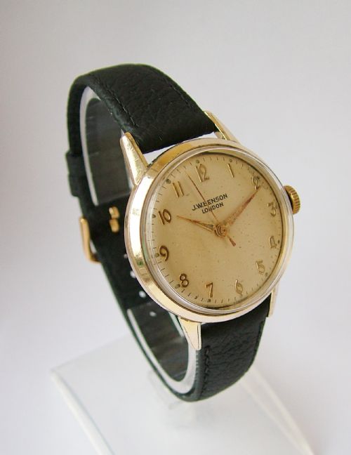 fig 2. Vintage gents 1950s J.W.Benson London wrist watch