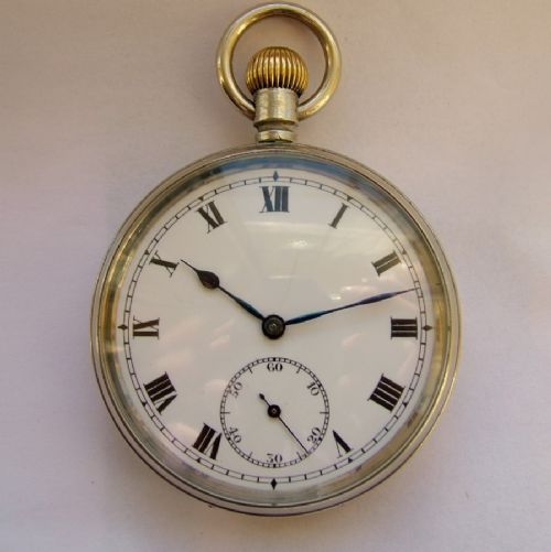 fig 1. Vintage 1920s Cyma pocket watch