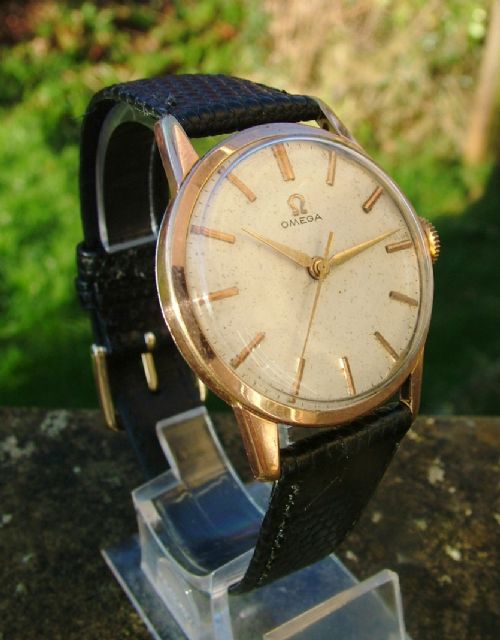 fig 1. Gents 1960 Omega hand-winding wrist watch